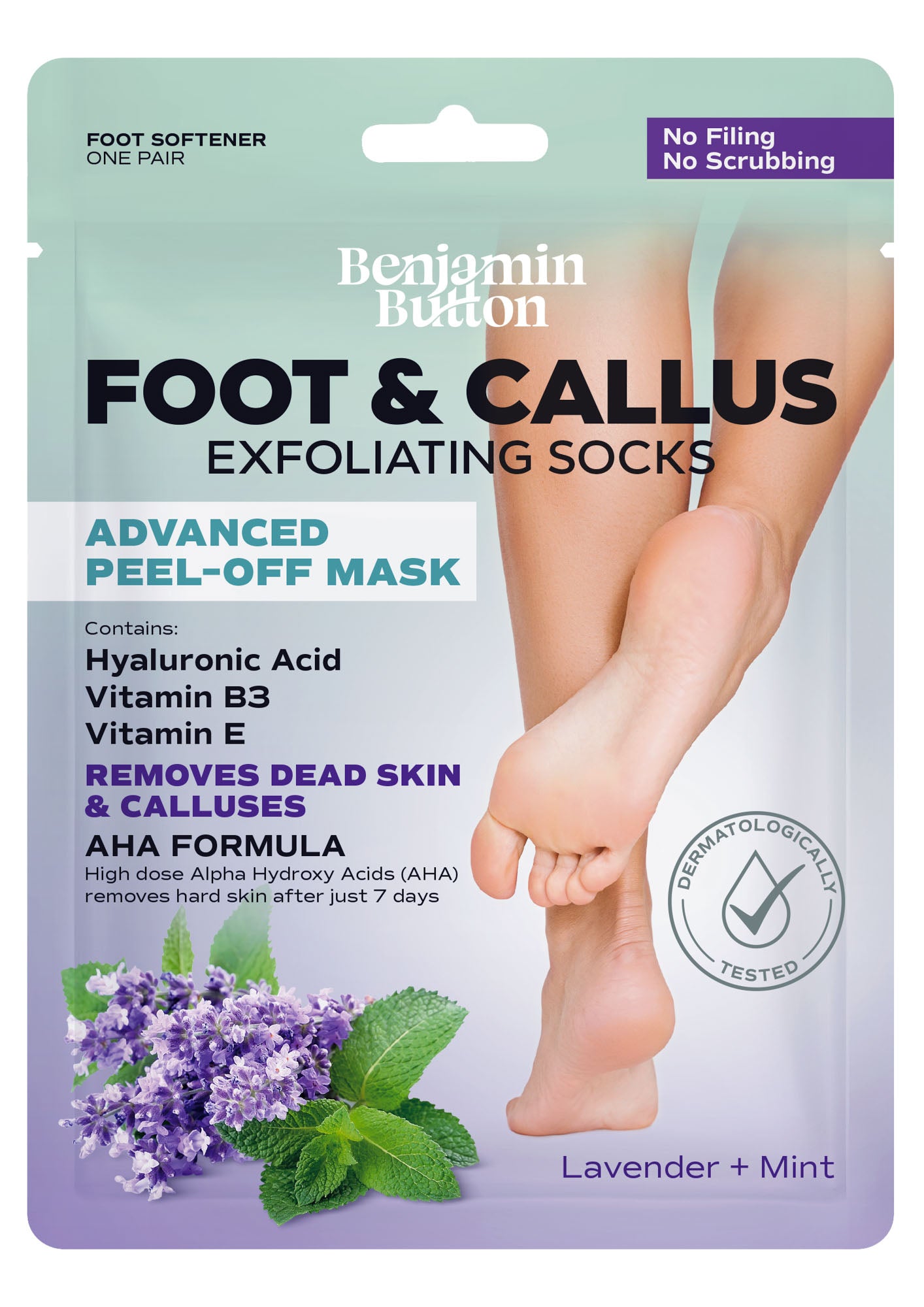 Advanced Exfoliating Foot Mask Single